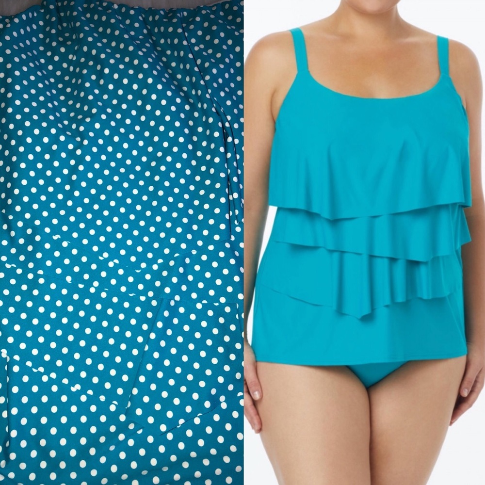 💙 Coco Reef Aura Ruffle Tankini
